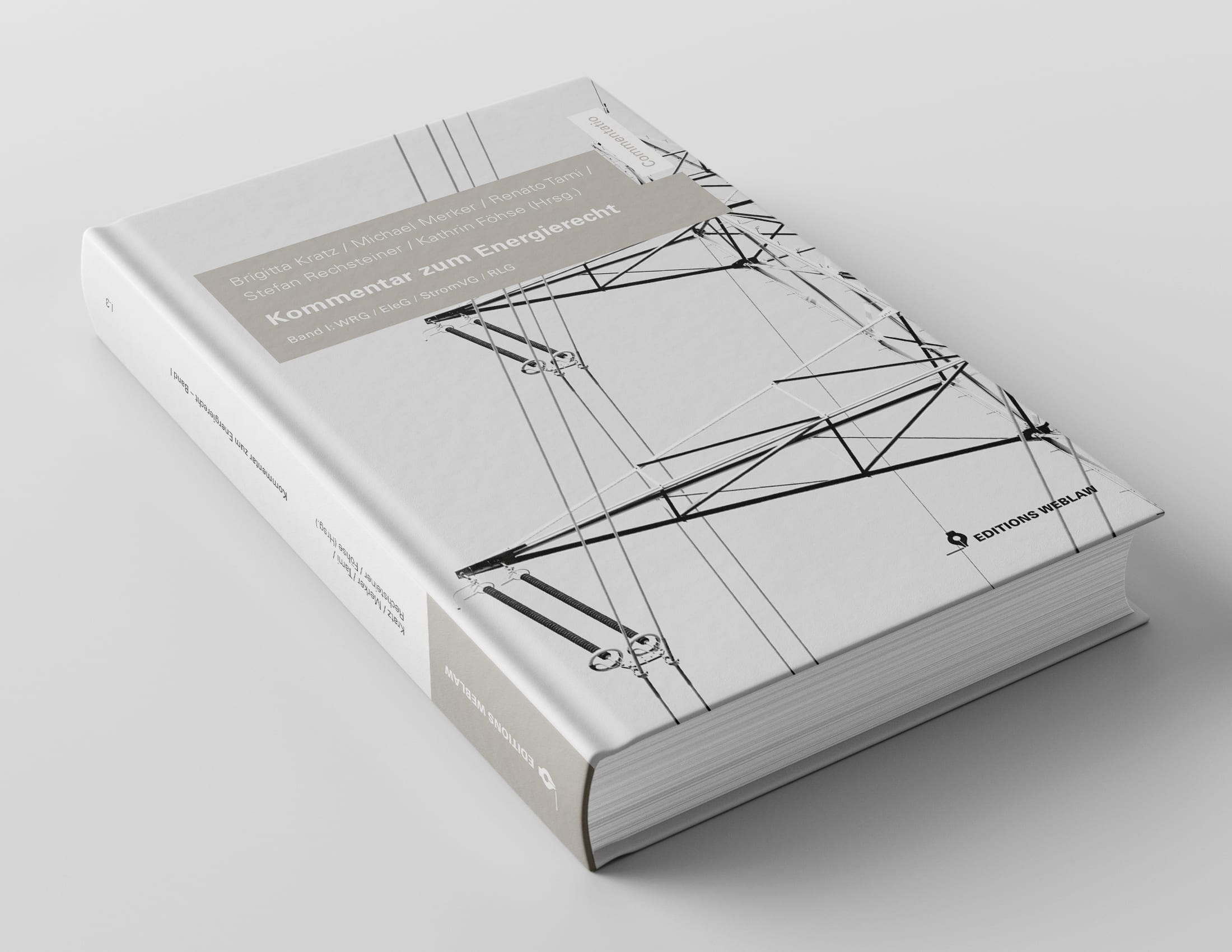 Photo of the book. The image on the cover represents an electric pylon.